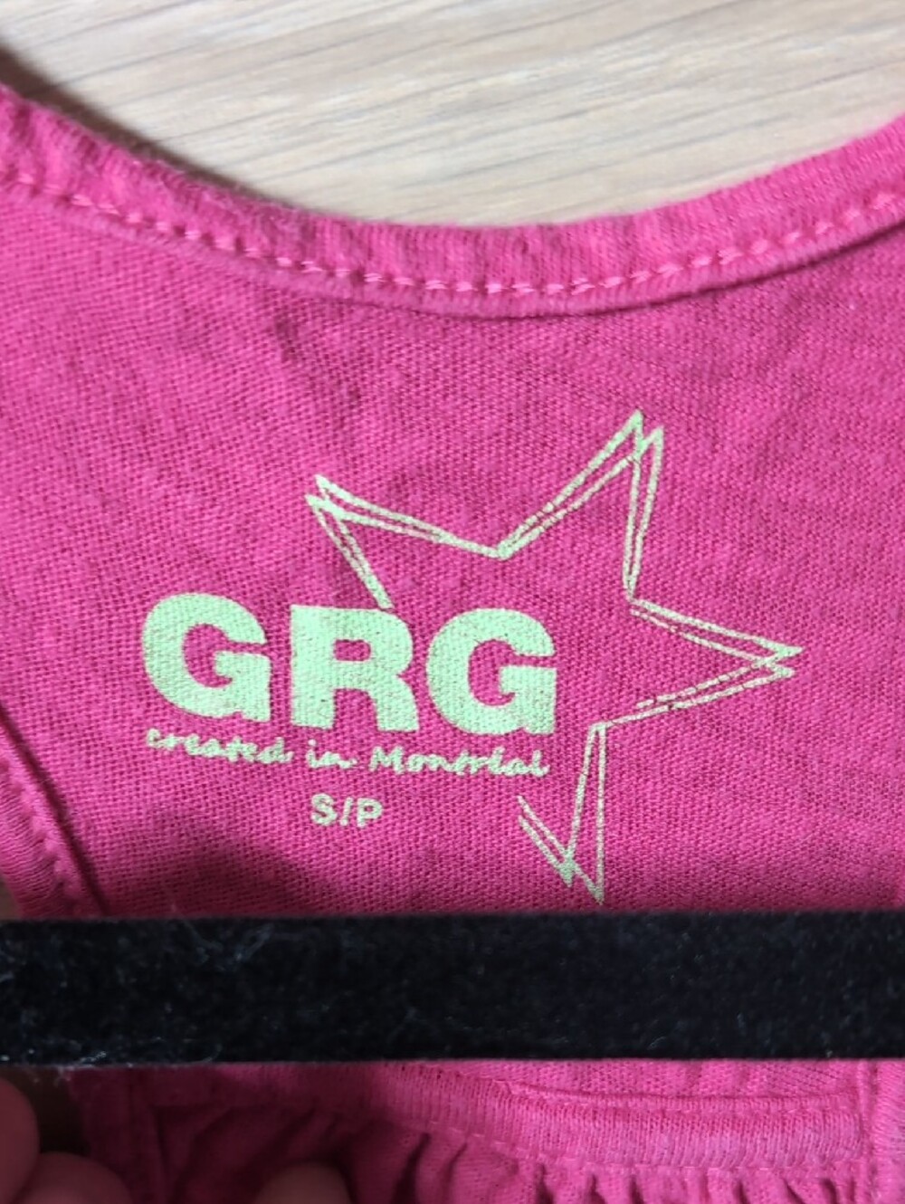 Pink Racerback Henley Tank Top - Picture 2 of 4